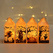 Halloween Pumpkin Night Lamp – Portable Kids’ Lantern Cage Decoration for Desktop and Party Props