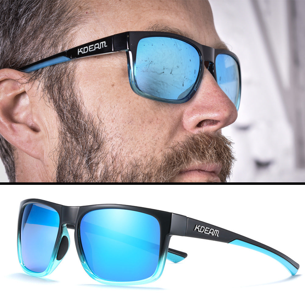 Colorful Real Film Lure Fishing Sunglasses