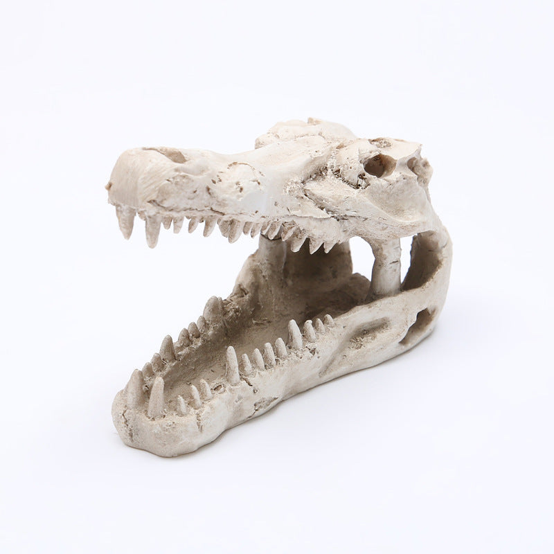 Fish Tank Aquarium Landscaping Resin Skull