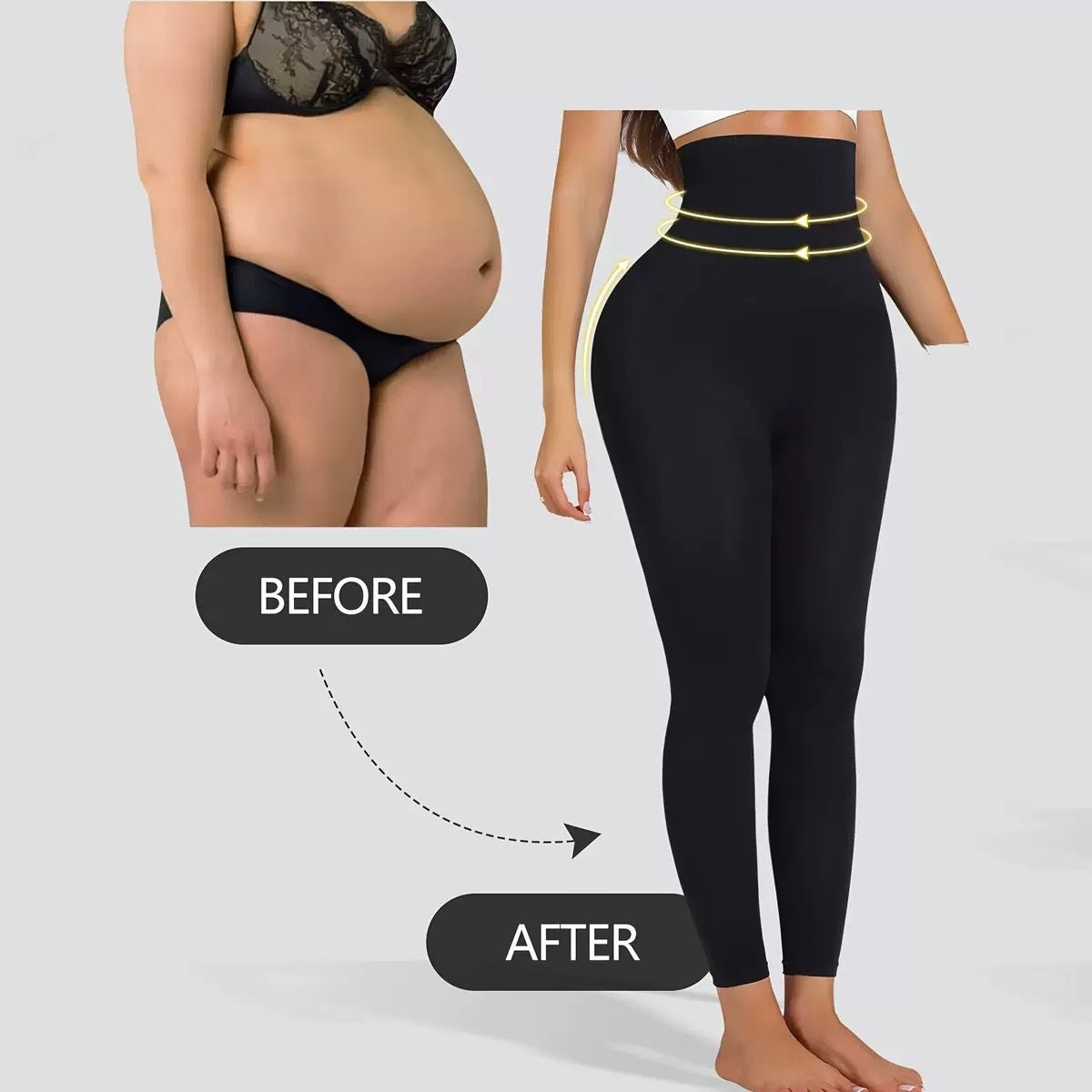 Body-Shaping Yoga High Waist Leg-Slimming Pants