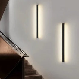 Minimalist Long Waterproof Villa Outdoor Garden Courtyard Outdoor Wall Lamp