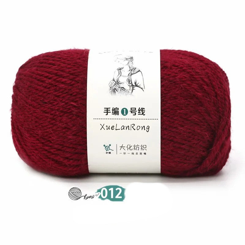 Hand-Knitted Scarf Yarn Ball, 4-Strand Coarse Australian Wool – DIY Knitting, Crochet, and Craft Projects