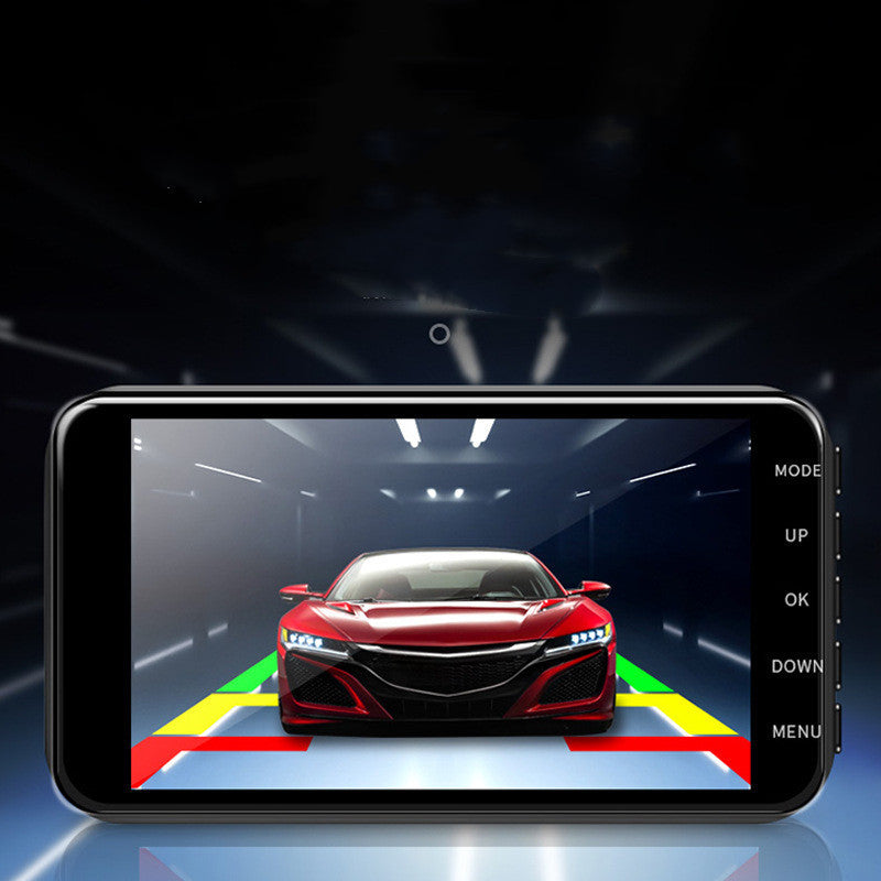 4-Inch Touch Screen Dash Cam – Compact Night Vision Car DVR