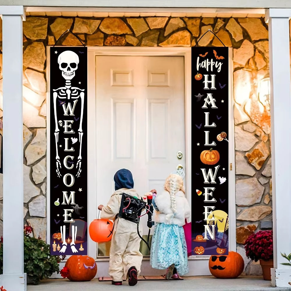Halloween Party Festival Couplet Background Banner