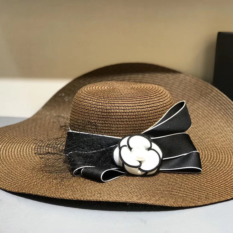 Women Retro Fashion French Sun Hat Seaside Vacation