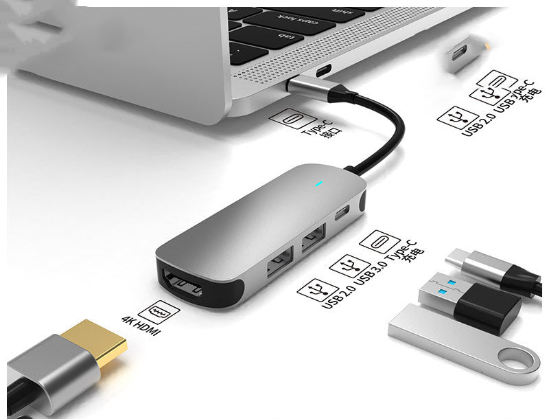 Multi-Function HDMI Hub Docking Station – Notebook Converter