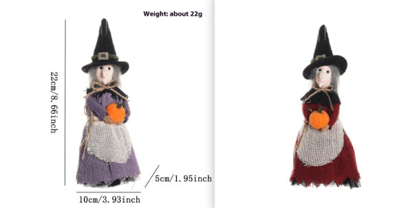 Halloween Broom Haunted House Ceiling Decoration Witch Pendant