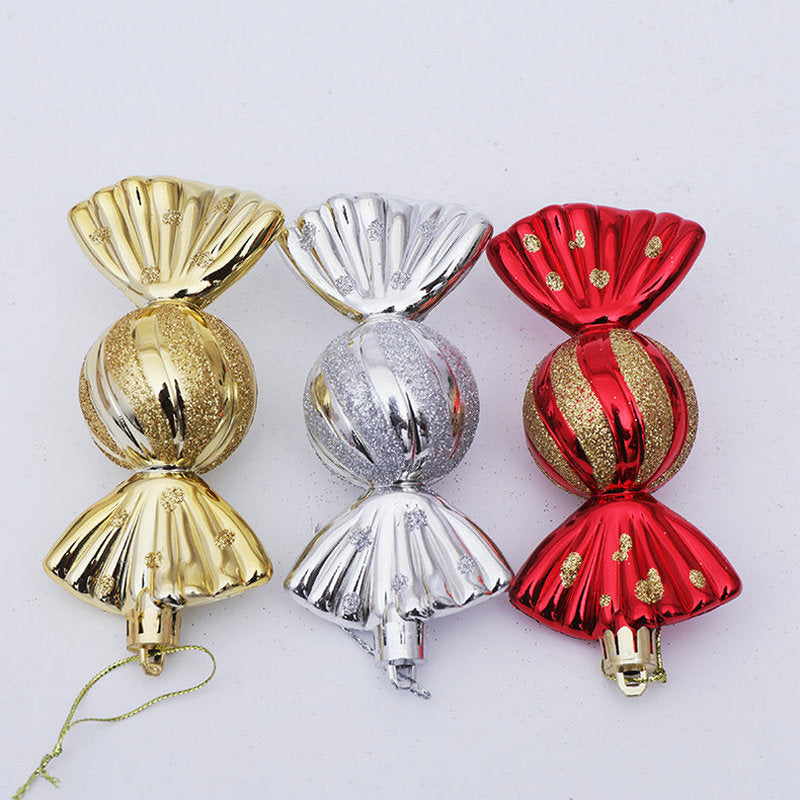 Christmas Gift Box Candy Props Pendant Ornaments 5pcs Set