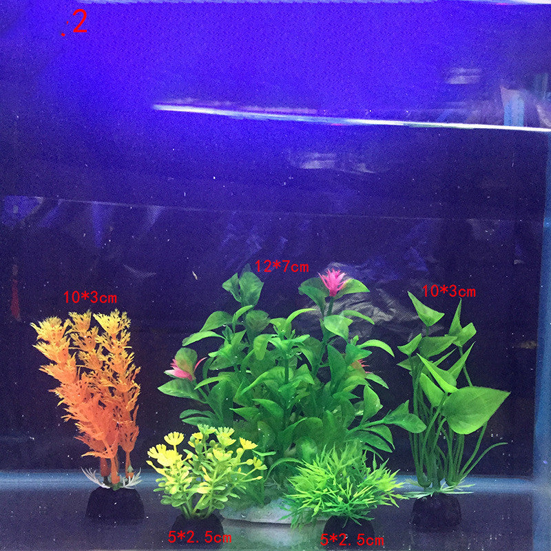 Fish Tank Decoration Simulation Water Plant Aquarium Landscaping