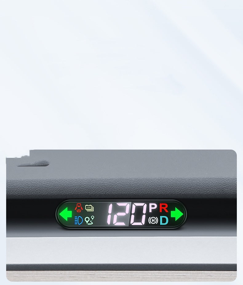 Sub-Screen Car Instrument Panel – Digital HUD Speed Display