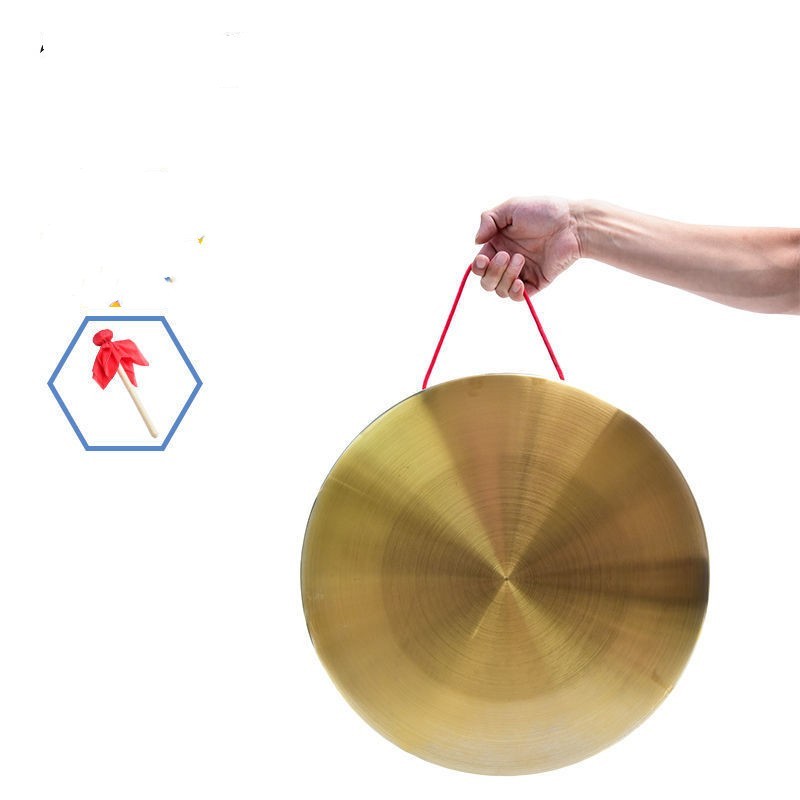 Copper Gong Musical Instrument Props Gong Drum Set