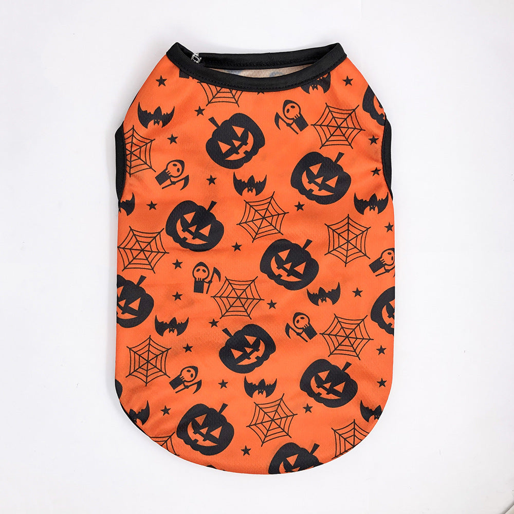 Halloween Pet Clothes – Dog and Cat Outfit for Spring, Summer, and Autumn Wear