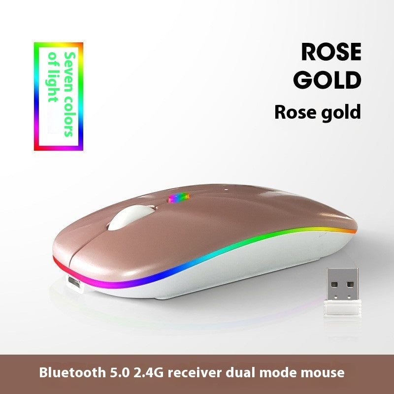 Glowing Bluetooth Mute Charging Mouse