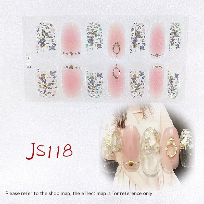 Three-dimensional Craft Crystal Nail Oil Film Crystal Glass Nail Sticker