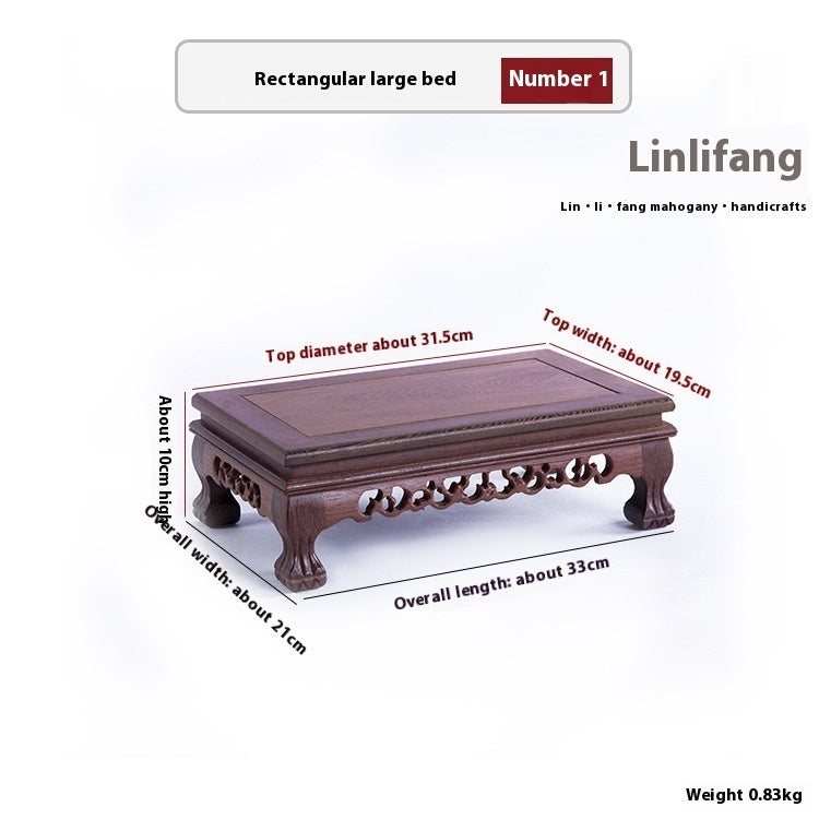 Door Frame Decoration Base Home Carving Solid Wood Crafts Bracket
