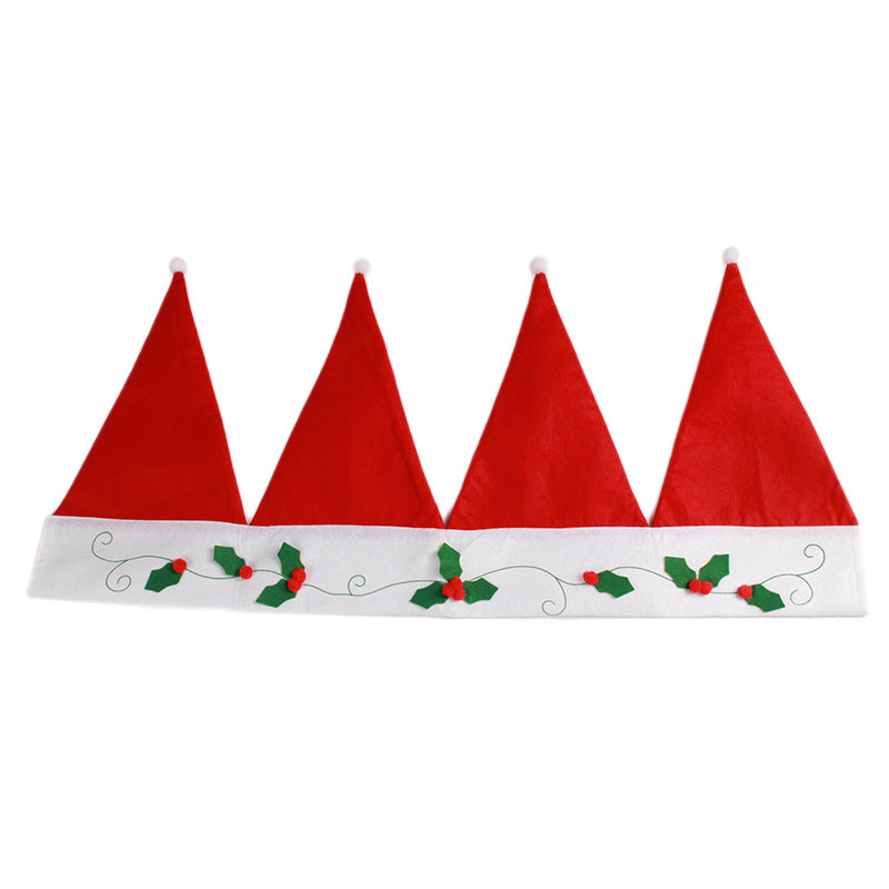 Christmas Ornaments For Leisure Home Use Red Curtains