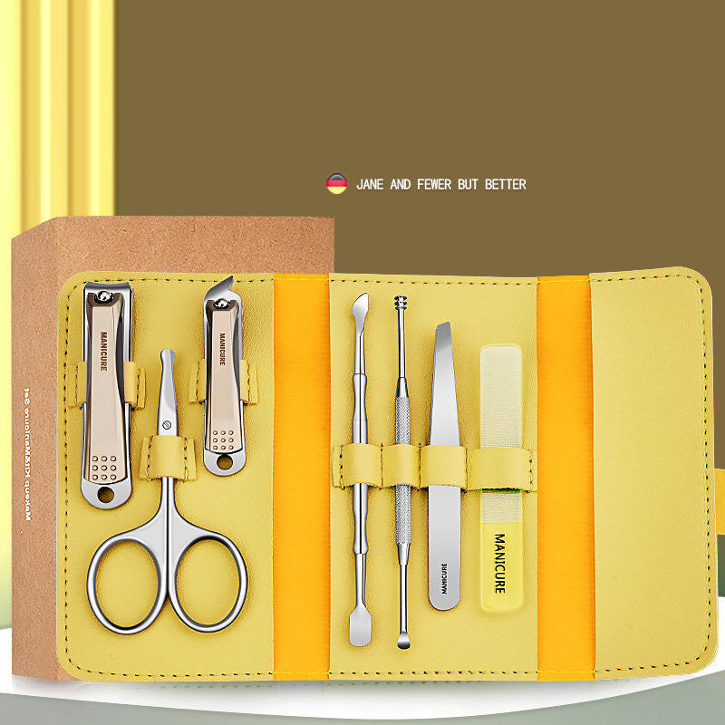 Stainless Steel Nail Clippers – Anti-Splash Household Care Tool Set