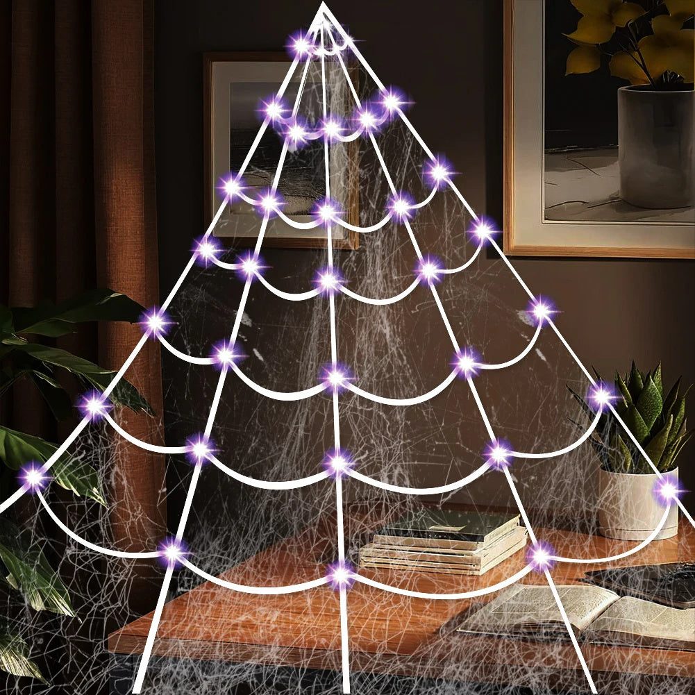 Halloween Decoration Spider Web Bar Haunted House Secret Room Scene Setting Props