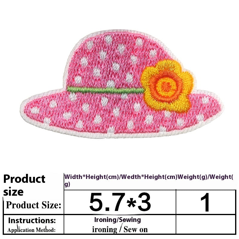 Embroidered Cloth Stickers – Decorative Patches for Clothes, Shoes, and Bags