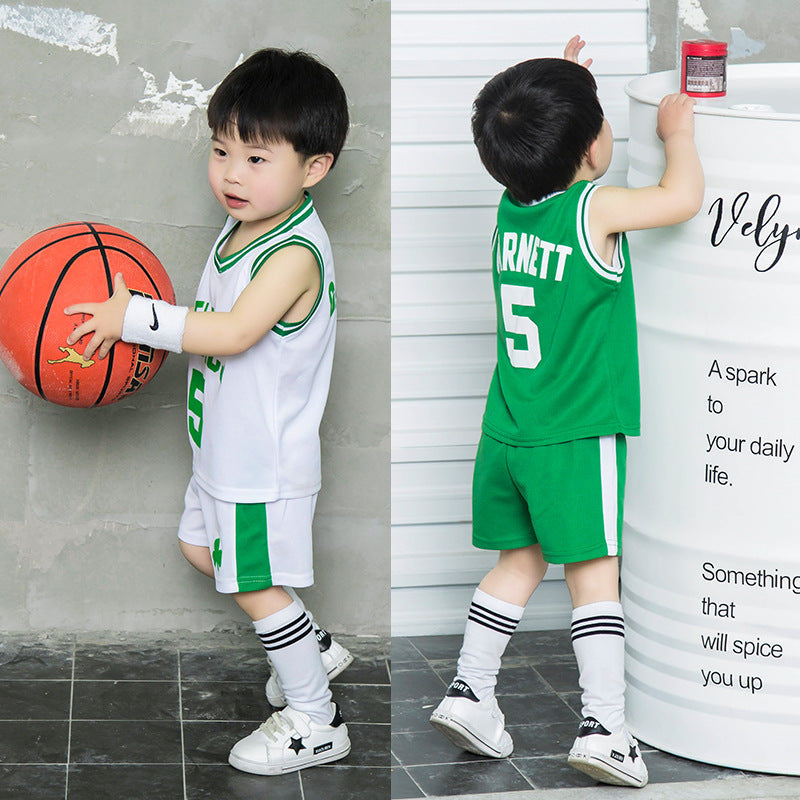 New Toddler And Baby Basketball Football Volleyball Badminton Costume 61 Performance Costume