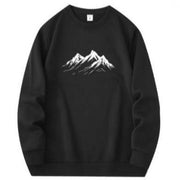 Fleece-lined Crew Neck Sweater Business Attire Activities
