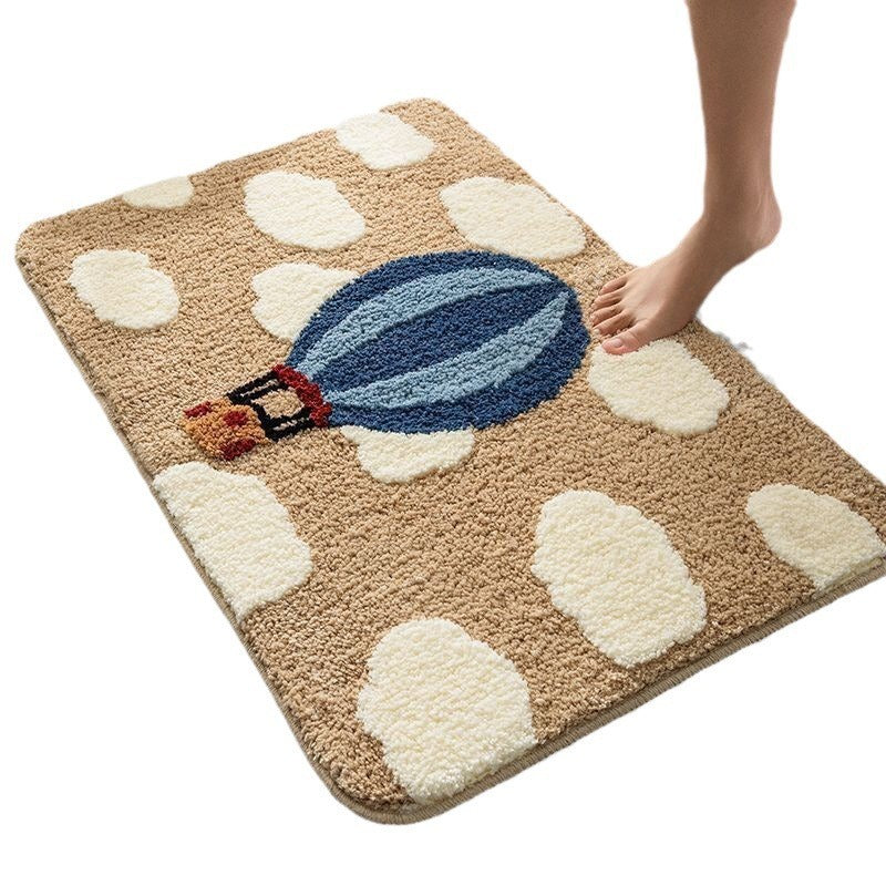 Cartoon Household Bathroom Mats – Absorbent Non-Slip Floor Rugs