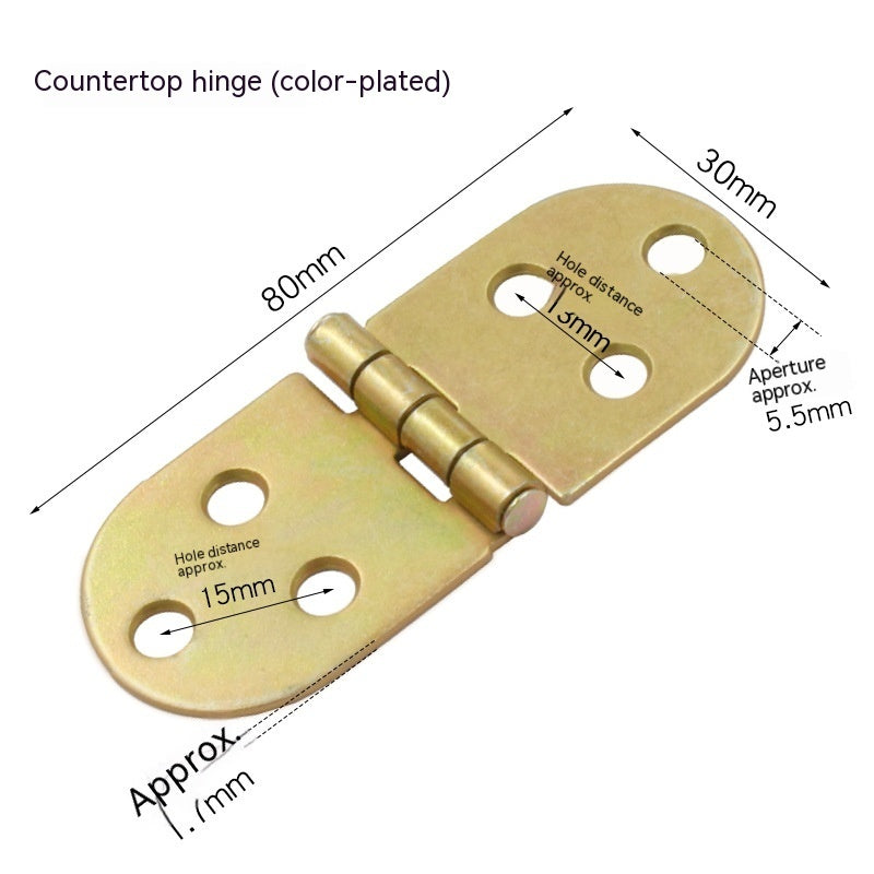 Flip Top Table Hinge Dining Table Accessories Leaf Zinc Alloy Hidden Hinge