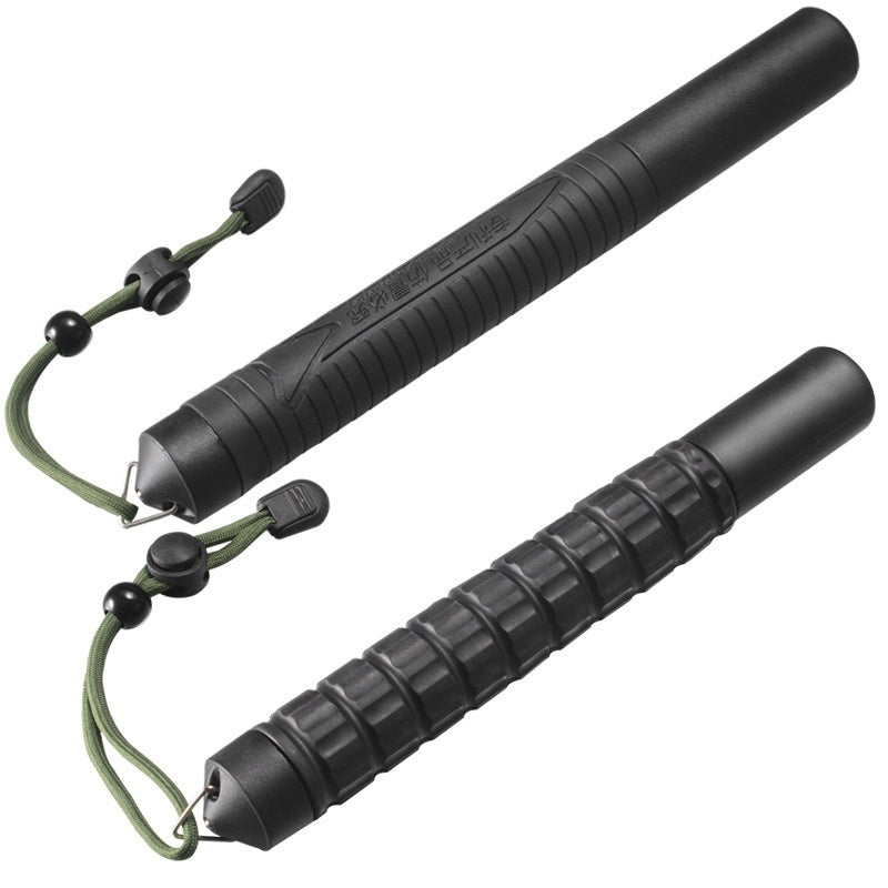 PVC Plastic Self-defense Three-section Car Broken Window Stretchable Baton