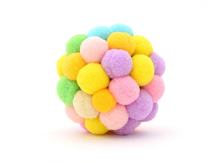 Cat Toy Cat Self-hey Rainbow Bell Interactive Ball