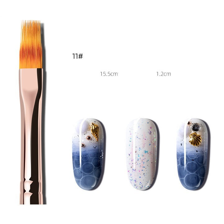 Round Head Nail Art Pen – Light Therapy Painting Tool