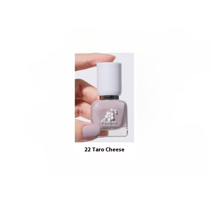 Water-based Quick-drying Baking-free Long-lasting Tearable Popular Color White Fragrance-retaining Nail Polish