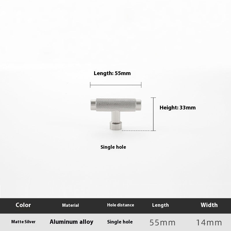 Household Minimalist Aluminum Alloy Cabinet Handle