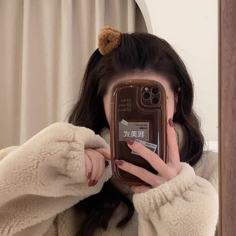 Plush Bear Feeling Barrettes Women