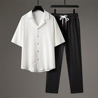 White Top Black Trousers