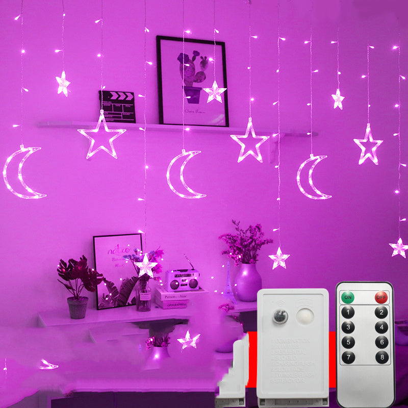 LED String Lights Starry Curtain Flashing Decorative Lighting