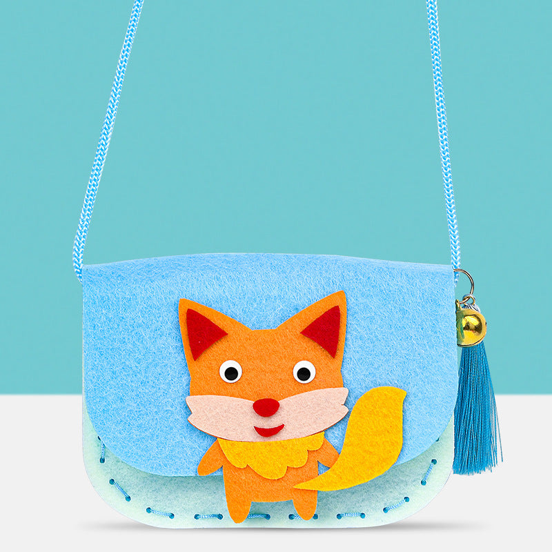 Cartoon Non-Woven Bag DIY Craft Kit – Kindergarten Educational Paste Toy Set