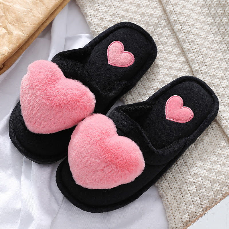 Cotton Slippers Floor Non-slip Warm Korean Women's