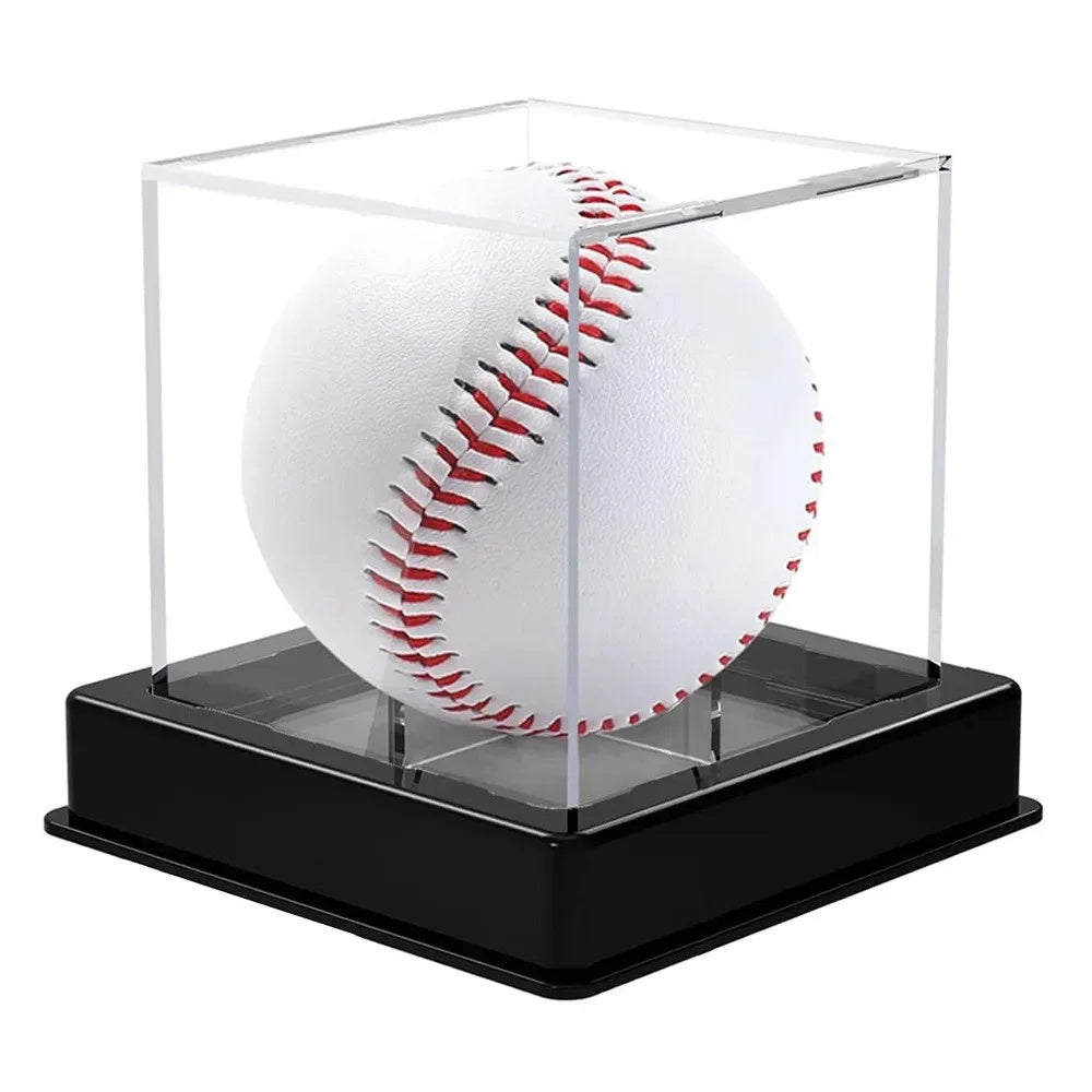 Acrylic Transparent Baseball Display Box Baseball Shelf Base