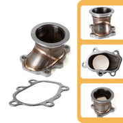 The 5-hole Flange Base Of The Turbocharger Is Equipped With Gaskets