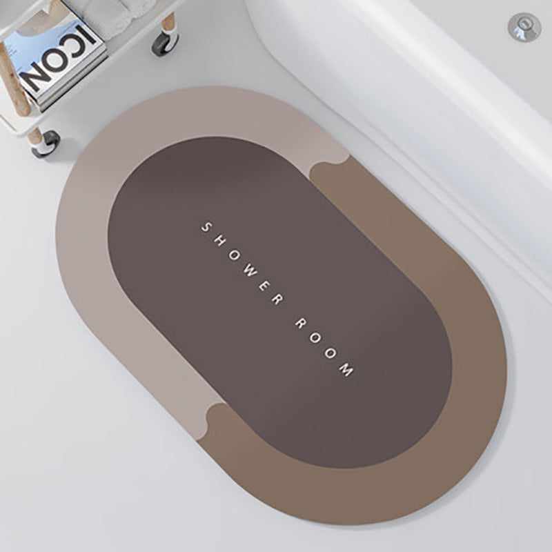 Absorbent Quick-Dry Rubber Bathroom Cushion – Non-Slip Floor Mat