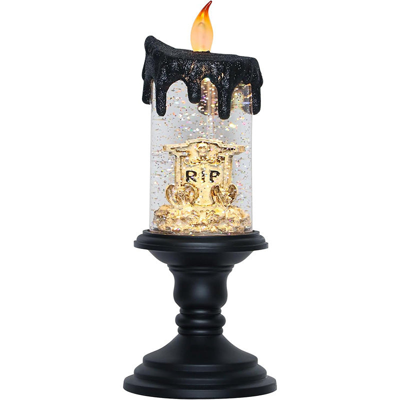 Halloween Decoration Props Candlestick Castle Pumpkin Small Night Lamp