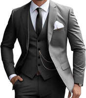 Gray Three Pieces