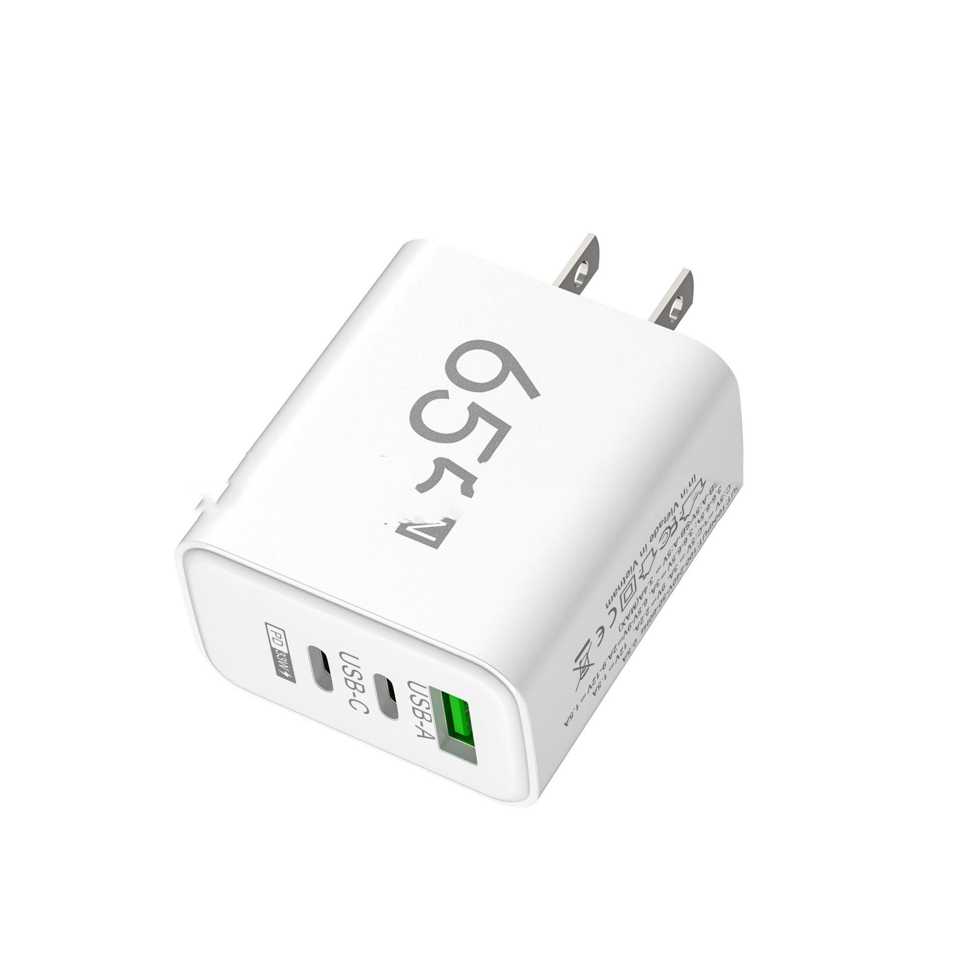 Frosted Square Multi-port Mobile Phone Charger