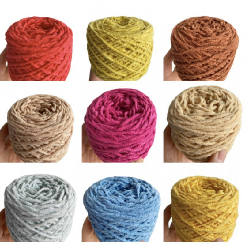Matte Small Velvet Ice Bar Doll Thread – Mini Woven Wool for Crafts