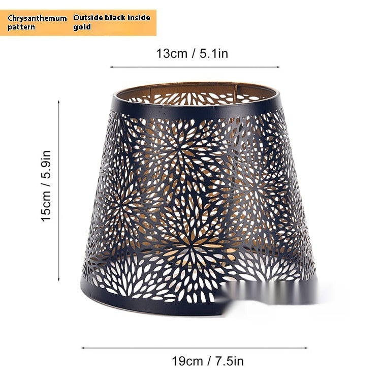 Metal Iron Art Laser Lampshade Lamp Accessories