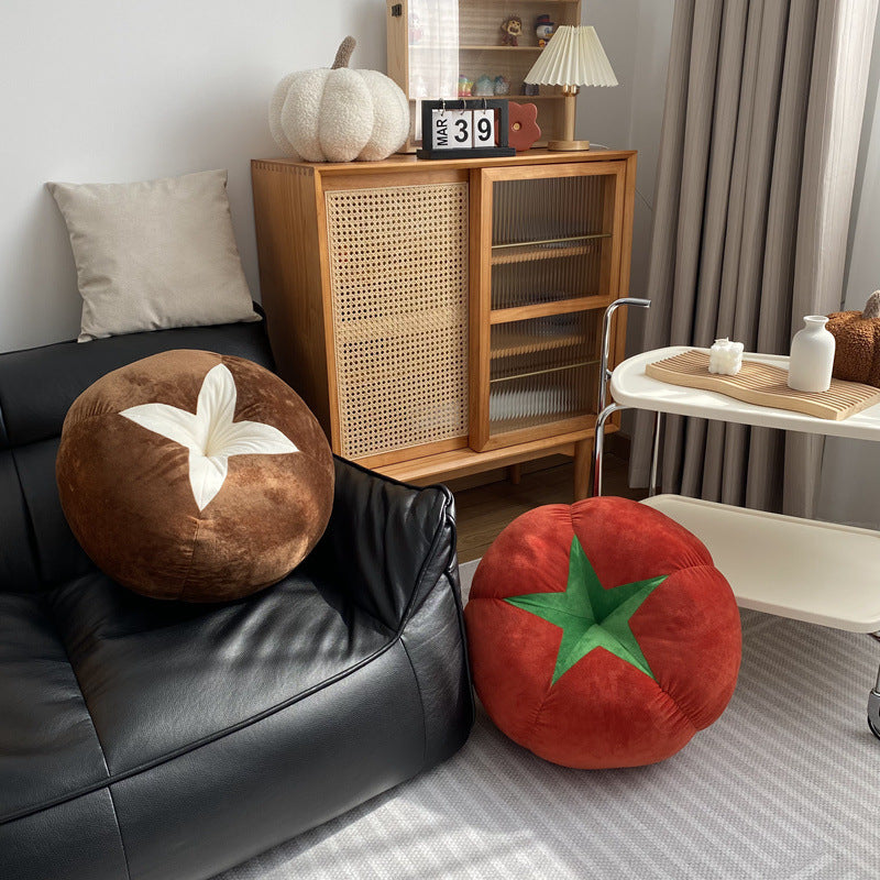 Modern Minimalist Thick Round Tomato Tomato Pillow
