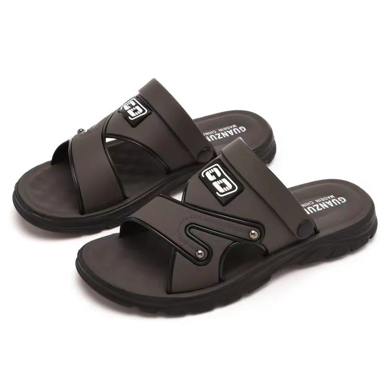 Mens Platform Sandals Non Slip Plastic Upper PVC Sole