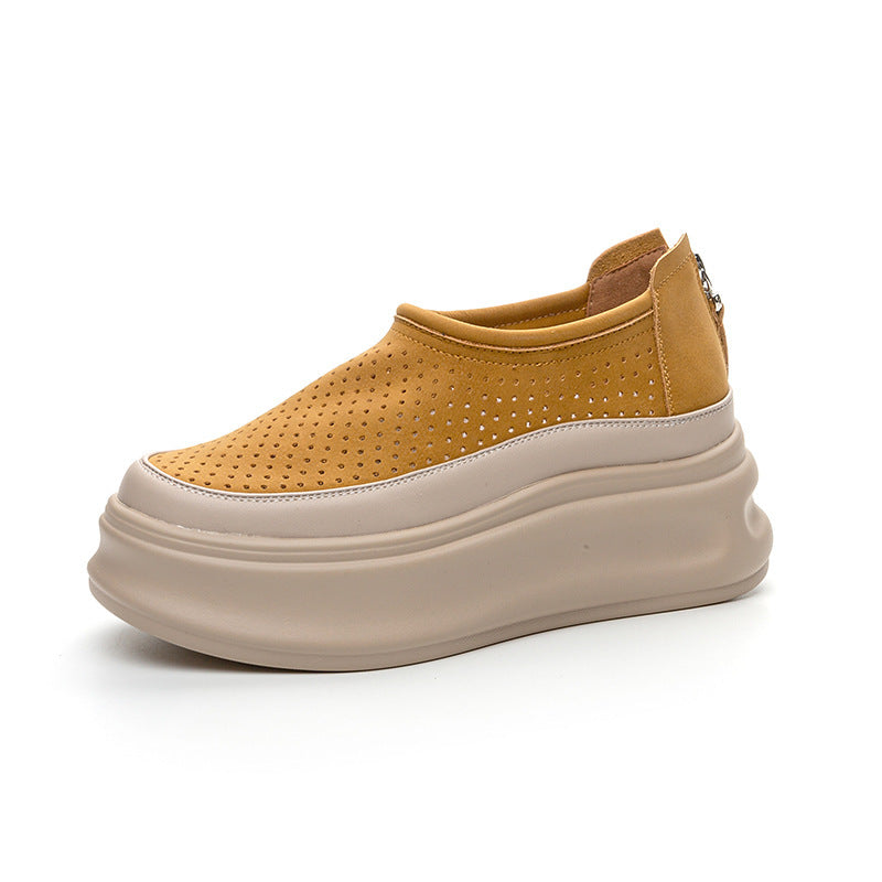 Women's Platform Sneakers Spring And Summer All-match Hollow Out