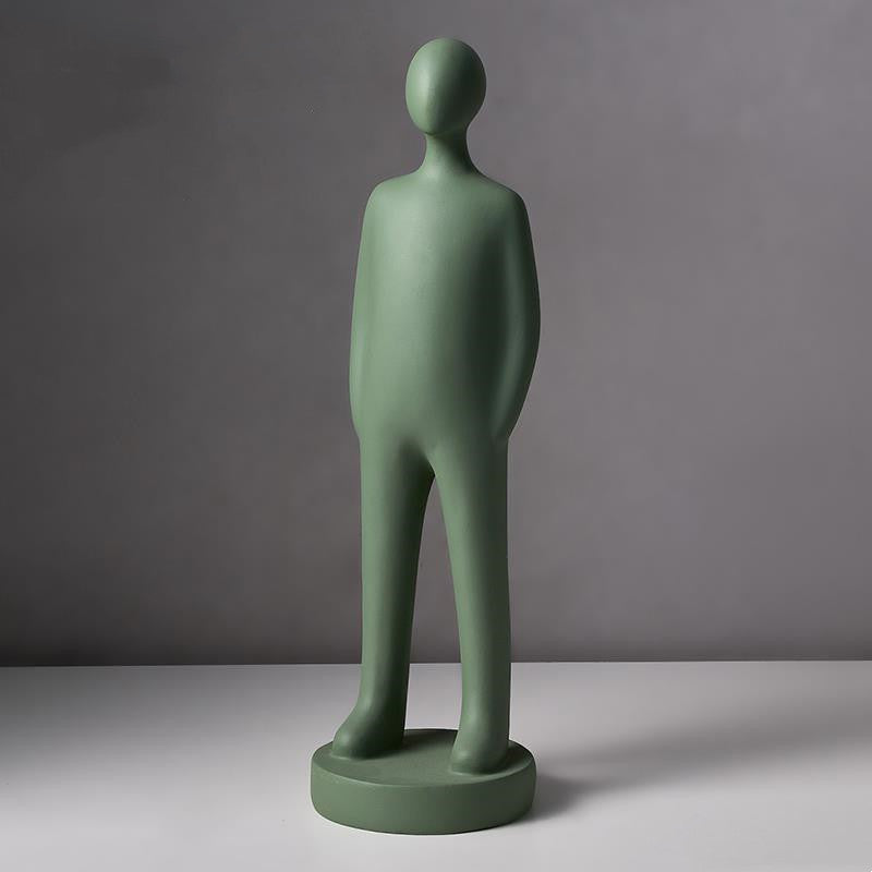 Nordic Minimalist Art Abstract Character Ornament