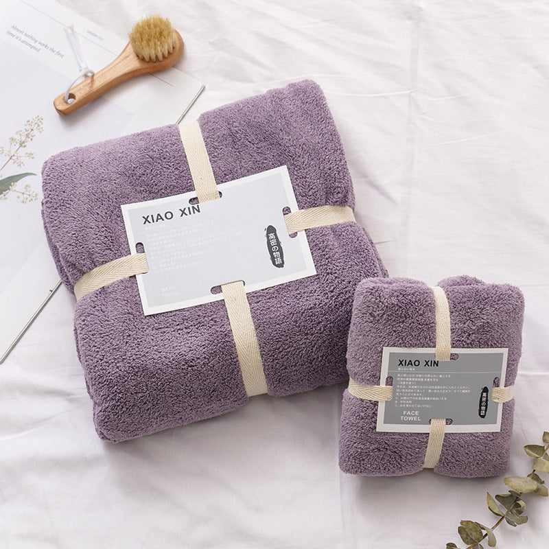 Absorbent Bath Towel For Mother And Child